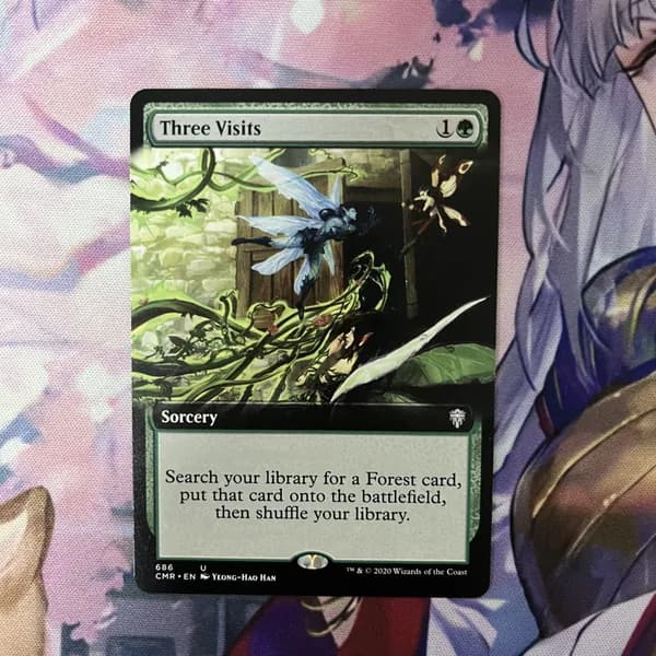 Кастомные прокси-карты высокого качества, MTG PROXY CARDS фойловые карты не, стандартный размер Three Visits 686