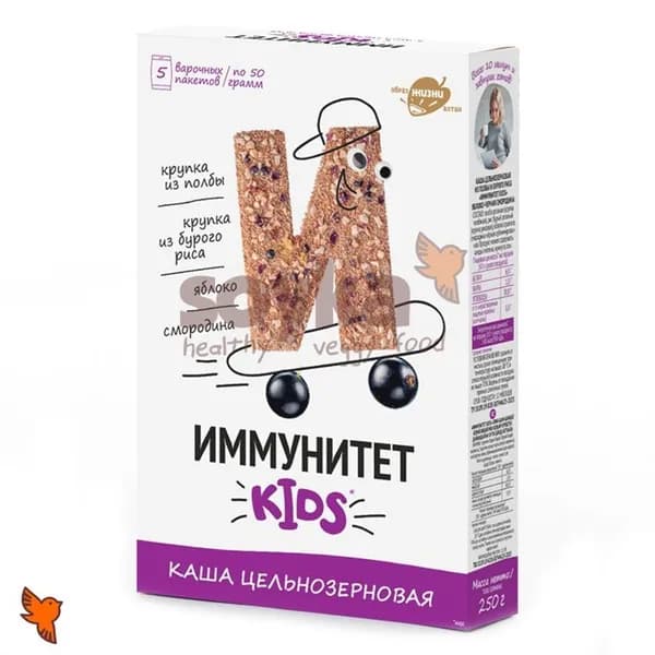Каша зерновая Иммунитет kids яблоко смородина Образ жизни, 250г
