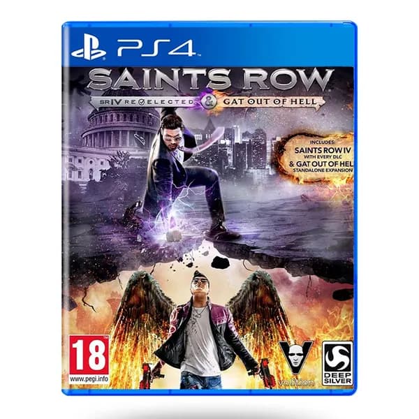 Игра Saints Row 4 IV Re-Elected & Gat Out of Hell (PlayStation 4, PlayStation 5, Русская версия)