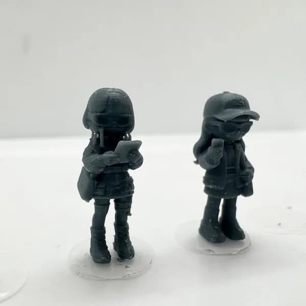 Сборная модель 1/72: 3D-печать Q-версии стильных девушек, уличный стиль, коллекционный настольный декор