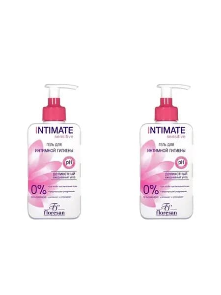 флоресан intimate гель для интимной гигиены делик 250мл 2 шт