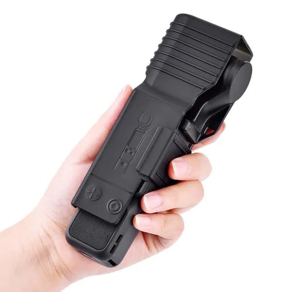 Чехол для DJI Osmo Pocket 4 чёрный из поликарбоната с защитой экрана и амортизацией