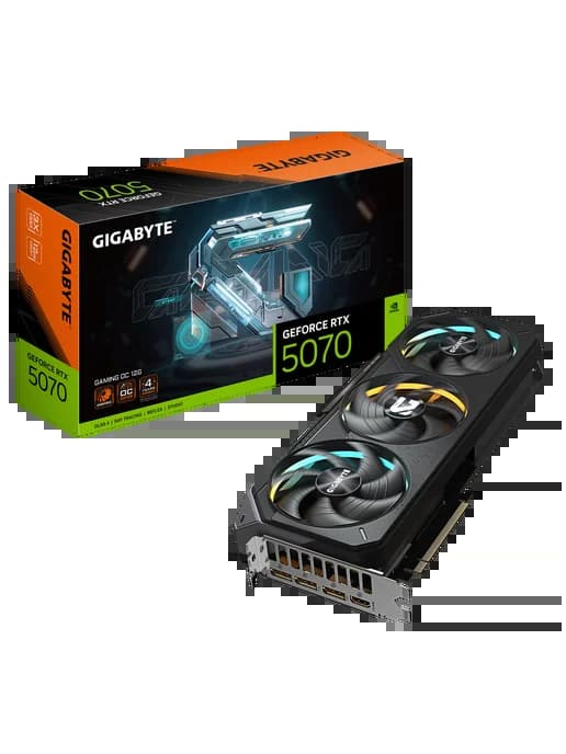 Видеокарта RTX 5070 12 ГБ RTL (GV-N5070GAMING OC-12GD)