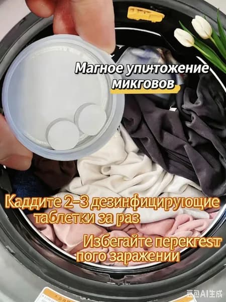хлорные хлорные таблетки для дезинфекции, для общественных стиральных машин, одежды, безопасные для беременных и детей,для дезинфекции стиральной машины