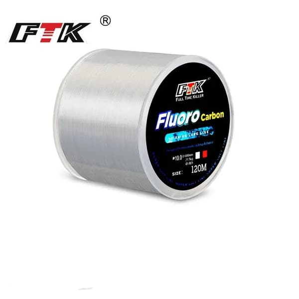 FTK Монофильная леска для рыбалки, размотка: 120 м, толщина: 0.4 мм