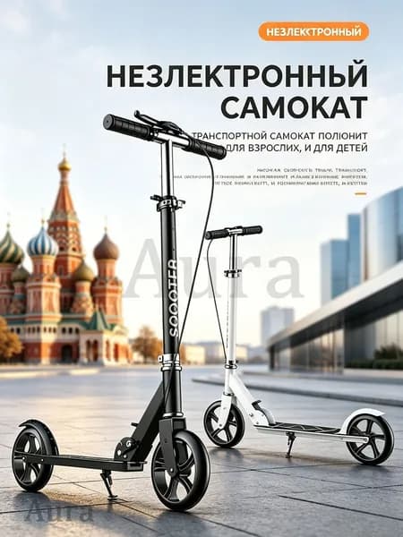 Электросамокат mzm-20260114004833893, черный