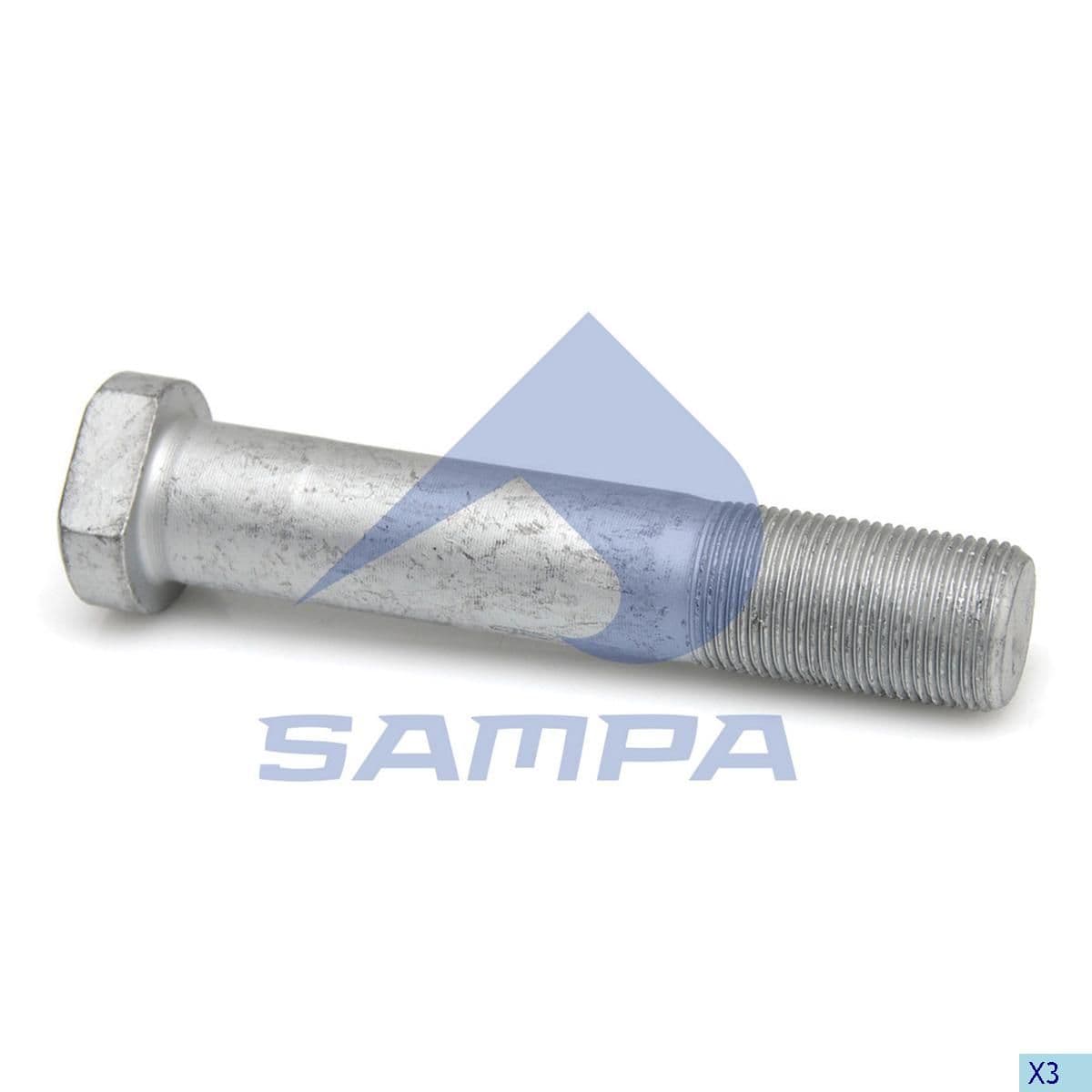 Шпилька колесная M22*1.5*125.5 Sampa 020.442