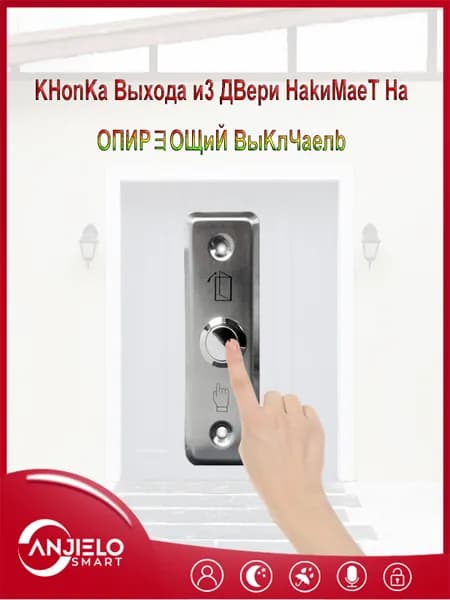 Сенсорная кнопка выхода для систем контроля доступа: быстрая реакция, высокая надежность