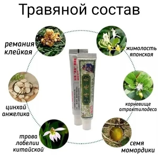 LAMIIA Китайская мазь от геморроя, 15г.