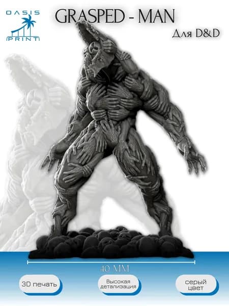 Голем из плоти нежить набор миниатюр для настольных игр ДнД, НРИ (DnD, Pathfinder) в масштабе 32 мм