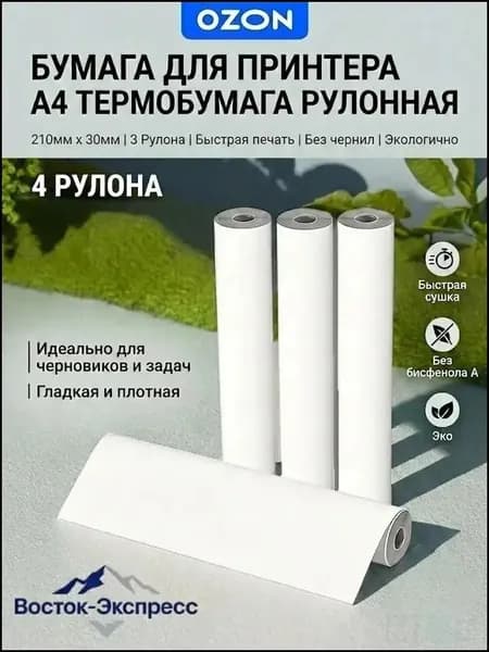 Бумага для принтера A4, 100 лист., шт