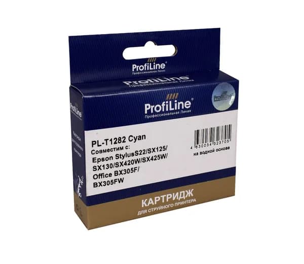 ProfiLine T1282 - C13T12824011 Картридж струйный голубой 7 мл