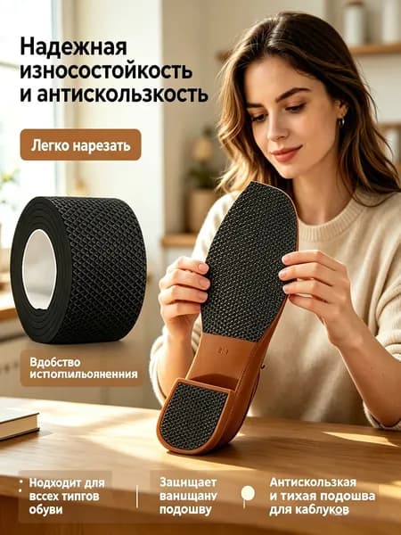 Наклейки противоскользящие на подошву 1 шт