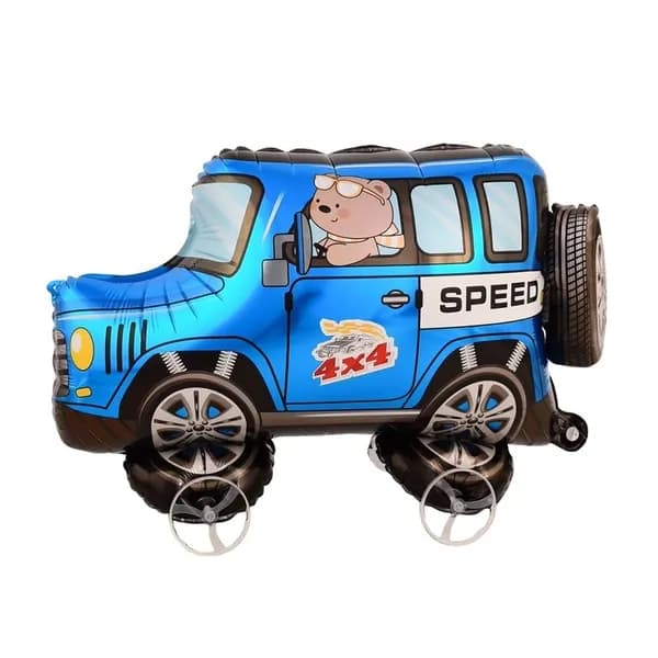 Воздушный шар с пони на колесах