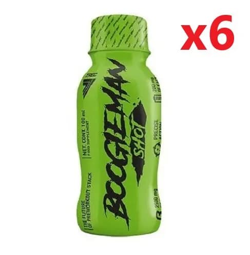 Предтренировочный комплекс Trec Nutrition Boogieman fuel 6 шотов по 100 мл, Грейпфрут-лайм