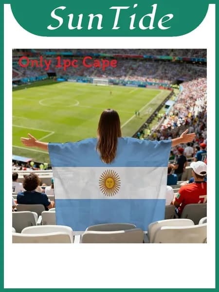 глобальный футбольный кубок supporter flag capes с высококачественной тканью для спортивных мероприятий и сборов