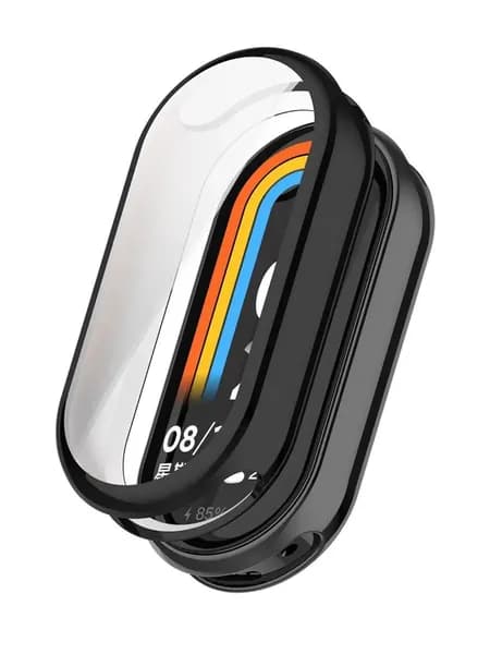 Силиконовый чехол для Xiaomi Mi Band 10 и Mi Band 9 и 8 / Защитный бампер противоударный для фитнес-браслета Ксиоми Ми Бенд 8 и Ми Бенд 9