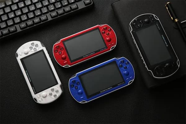 4.3 Портативная консоль для 2 игроков: ретро аркады, 8G память, двойные аналоговые джойстики