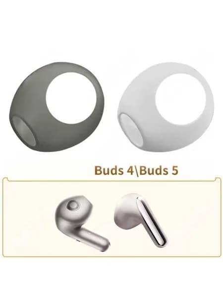 Амбушюры для наушников силиконовые XiaoMi Buds4/Buds5,Сверхтонкая противоскользящая защита 4 шт.