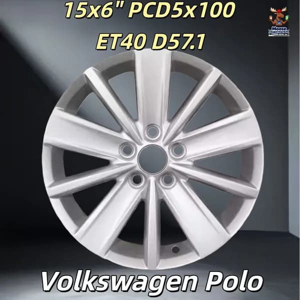 Volkswagen 15-дюймовые легкосплавные диски Колесный диск 15x6" PCD5х100 ET40 D57.1