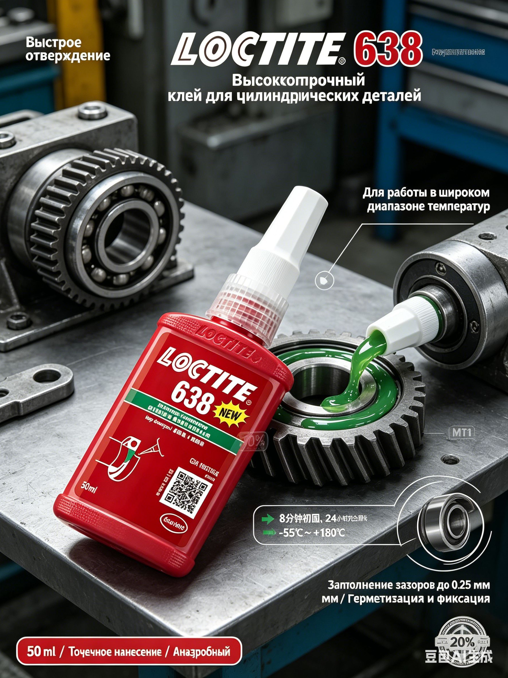 Герметик автомобильный Гель, 47 мл, 1 шт.
