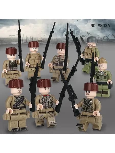 Фигурки Lego Солдатики времен ВОВ