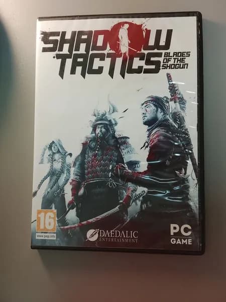 Диск с винтажной игрой для слабого ПК Shadow tactics, Blades of the shogun