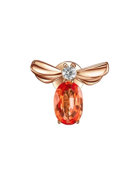NIAGARA JEWELRY Серьги ювелирные Моносерьга Золото красное 585 пробы
