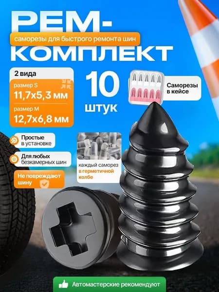Набор для ремонта шин, 10 шт.