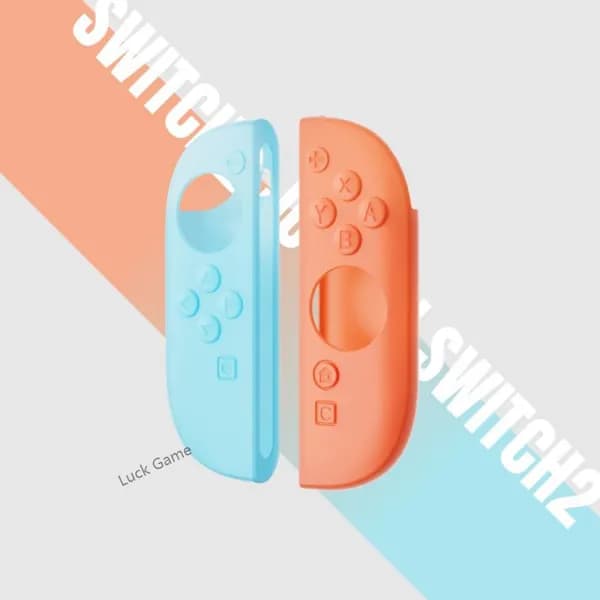 Силиконовые чехлы для контроллеров Nintendo Switch 2 (NS2), пара, защитные, антискользящие
