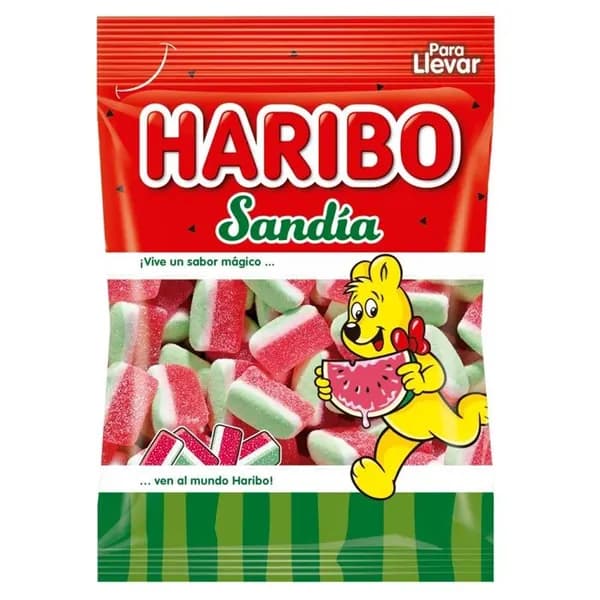 Мармелад жевательный Haribo Watermelon / Sandia / Харибо Арбуз, 90 гр. (Испания)