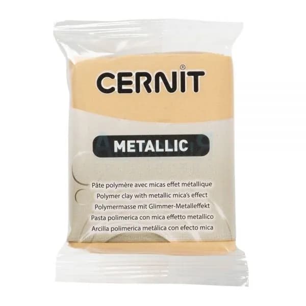 Полимерная глина Cernit Metallic 045 цвет шампань 56 гр.