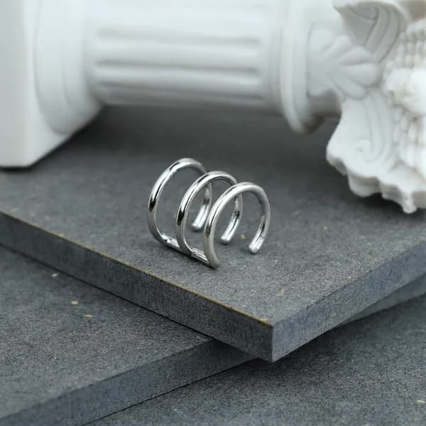 Серьга кафф BALTSILVER из серебра