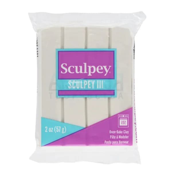 Полимерная глина Sculpey III 1101 цвет жемчуг 57 гр.
