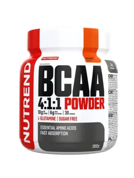 BCAA аминокислоты Nutrend 4:1:1 Powder / порошок, 300 г