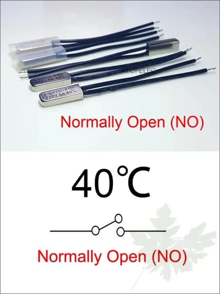 5 шт. 40C KSD9700 250V 5A нормально - открытый температурный переключатель