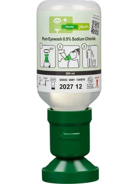 Раствор для промывания глаз Plum EyeWash 0.9% Sodium Chloride 200 мл (6494)