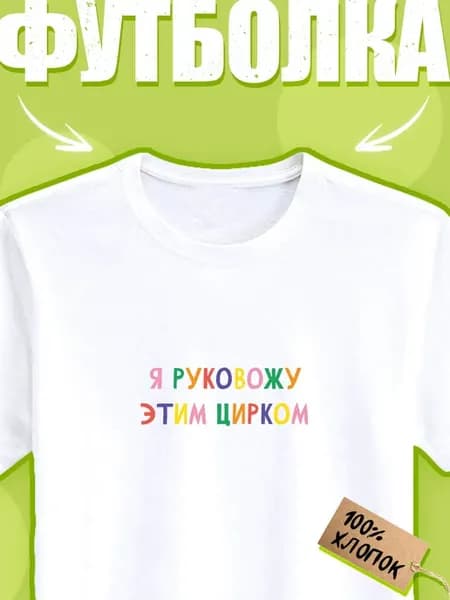 Футболка я руковожу этим цирком