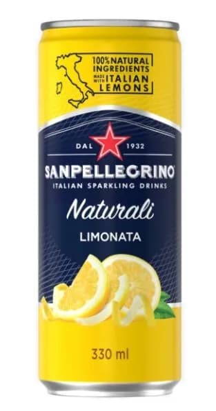 Лимонад San Pellegrino Сан Пеллегрино Лимон, в жестяной банке, 330 мл