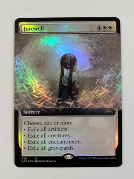 Портативные карты MTG Высококачественная фольга карт Final Fantasy Прощай 436