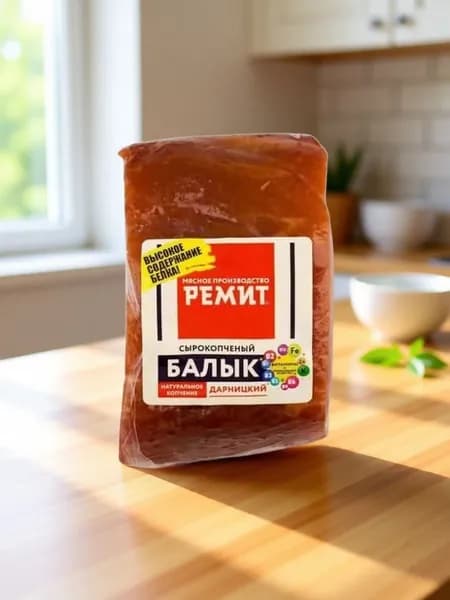 Балык свиной сырокопченый Ремит Дарницкий 300 г
