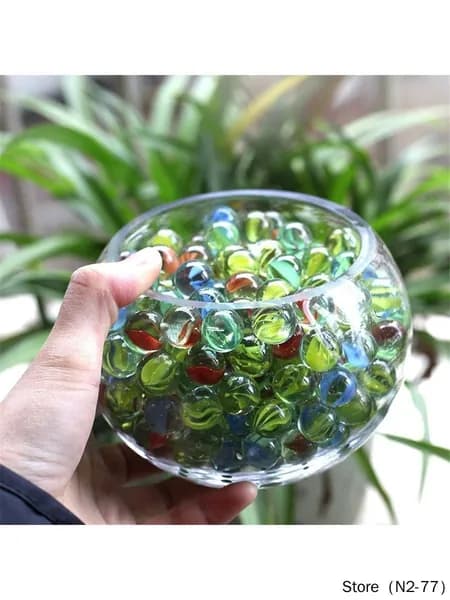Шарики, камешки МАРБЛС для декора,игры веселые горки, 20 шт.
