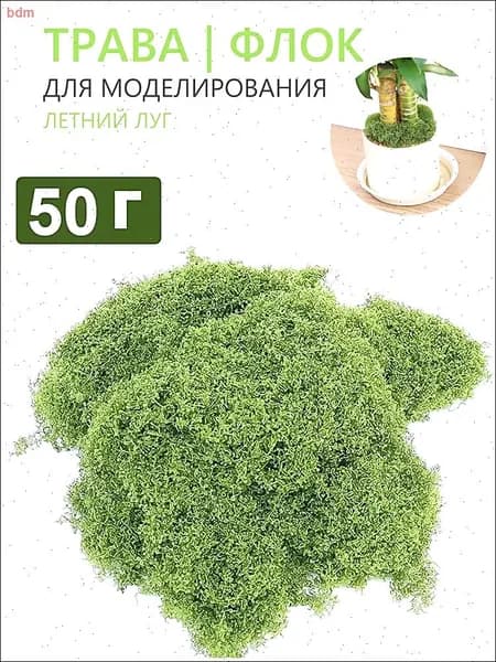 Стабилизированный мох Мох серый