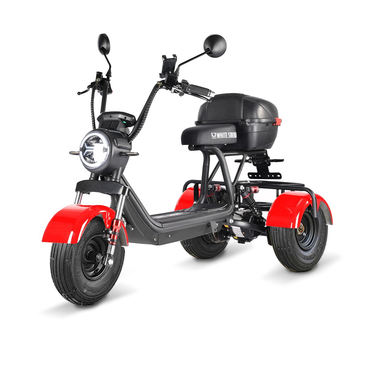 Электроскутер WHITE SIBERIA TRIKE MINI 1500W 48V/18Ah