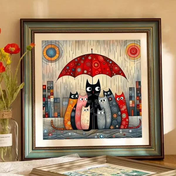 1 комплект DIY 5D-рисунок из алмазов без рамки