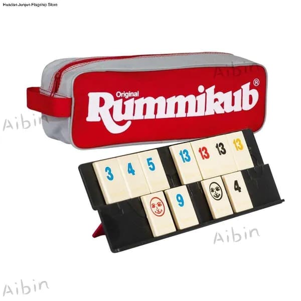Настольная игра Стиль Жизни "Руммикуб в пенале" для детей от 7 лет и взрослых, логическая стратегия для всей семьи, для компании, компактная / дорожная / для путешествий