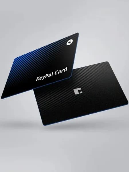 KeyPal Card Blue - устройство для хранения мнемонических фраз от официального реселлера BIP39
