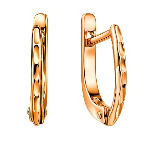 Серьги женские из красного золота 375 пробы 585GOLD