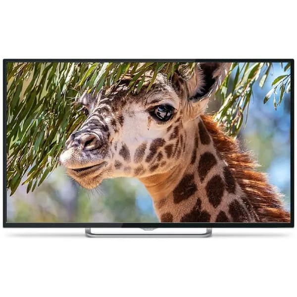 POLARLINE Телевизор 50″ 4K UHD, черный