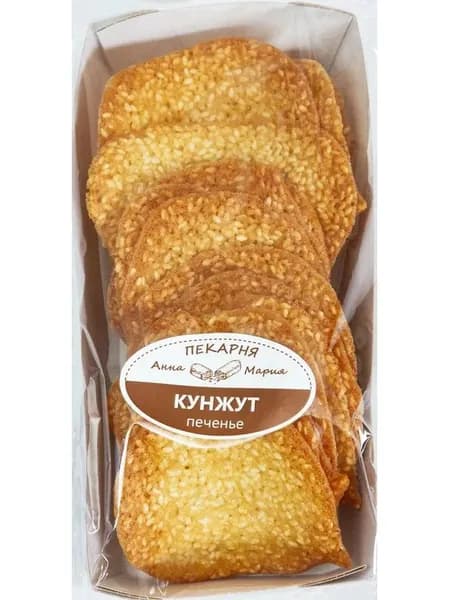 Печенье с кунжутом "АННА-МАРИЯ", 160г